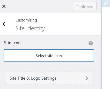 Adding Favicon Using WordPress Customizer