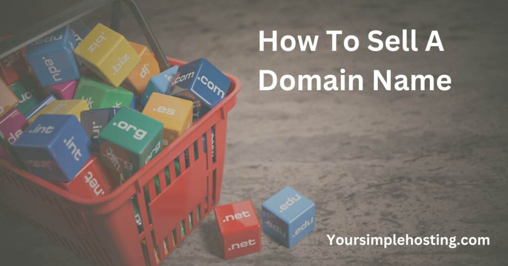 How To Sell A Domain Name